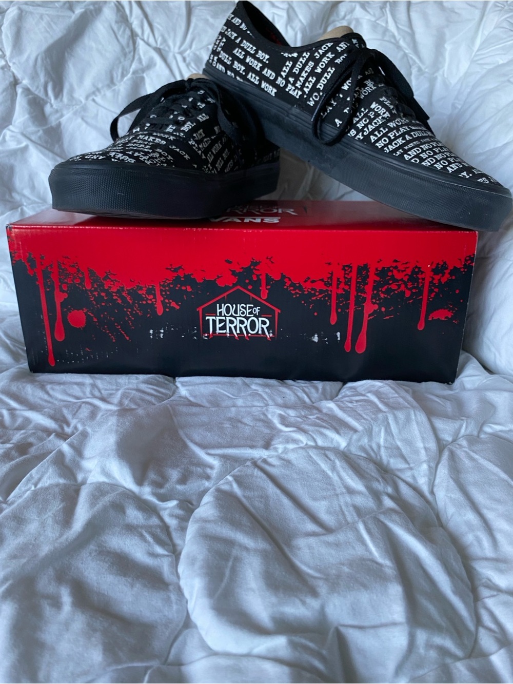 Vans The Shining Black Canvas Deck Shoe